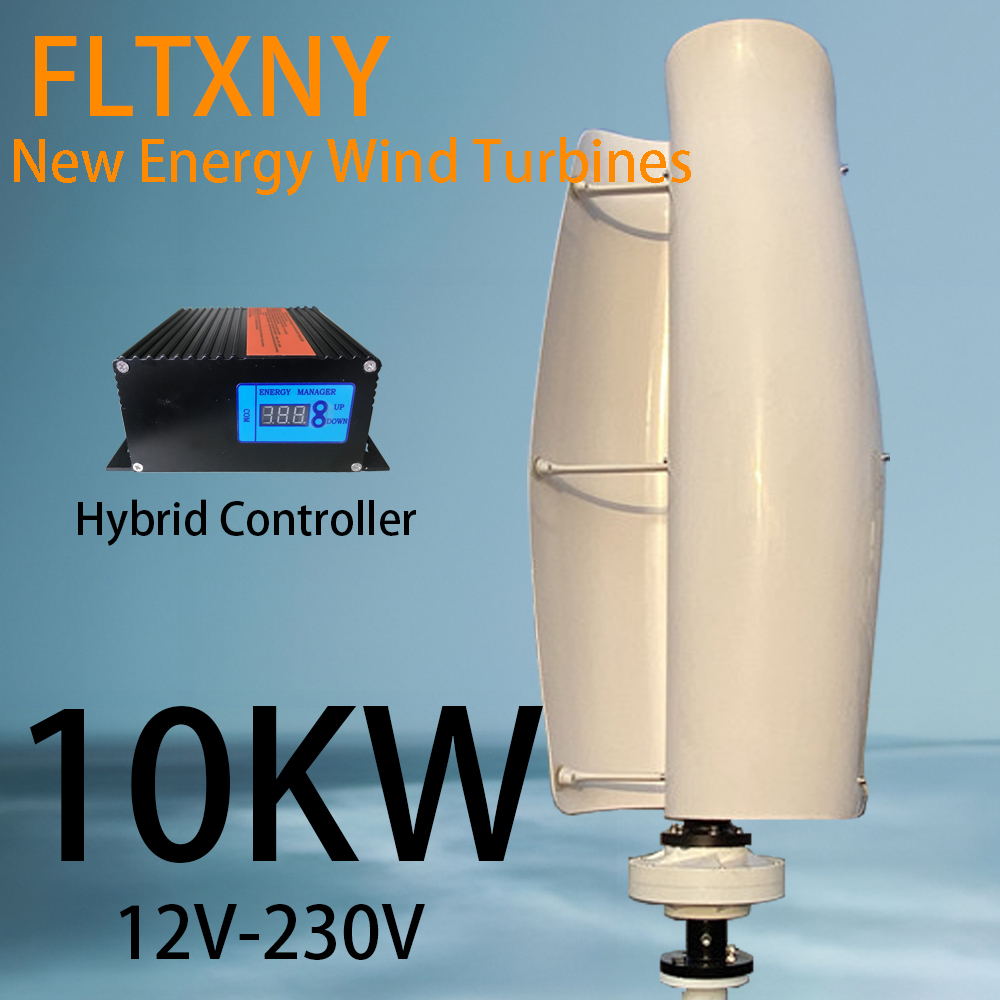 Wind Solar Hybrid Kit - CE Roof Mount Residential 10000w 12V
