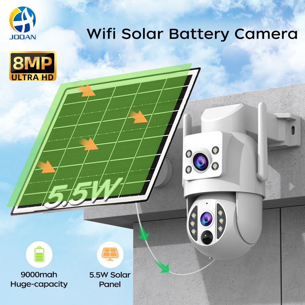 Solar Panel Tilt Mount - JOOAN 8MP 4K WiFi Solar Camera