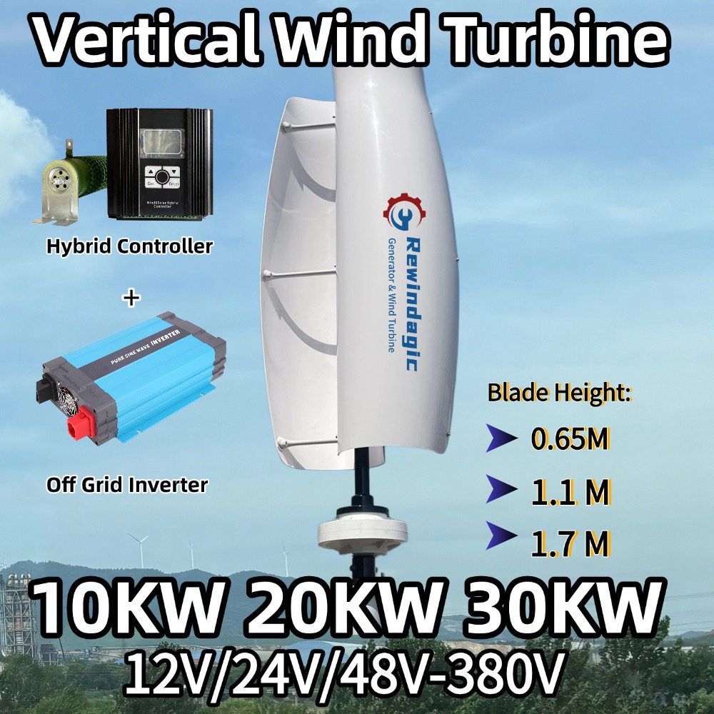 Wind Solar Hybrid Kit - Free Energy 10KW 20KW 30KW 3Phase