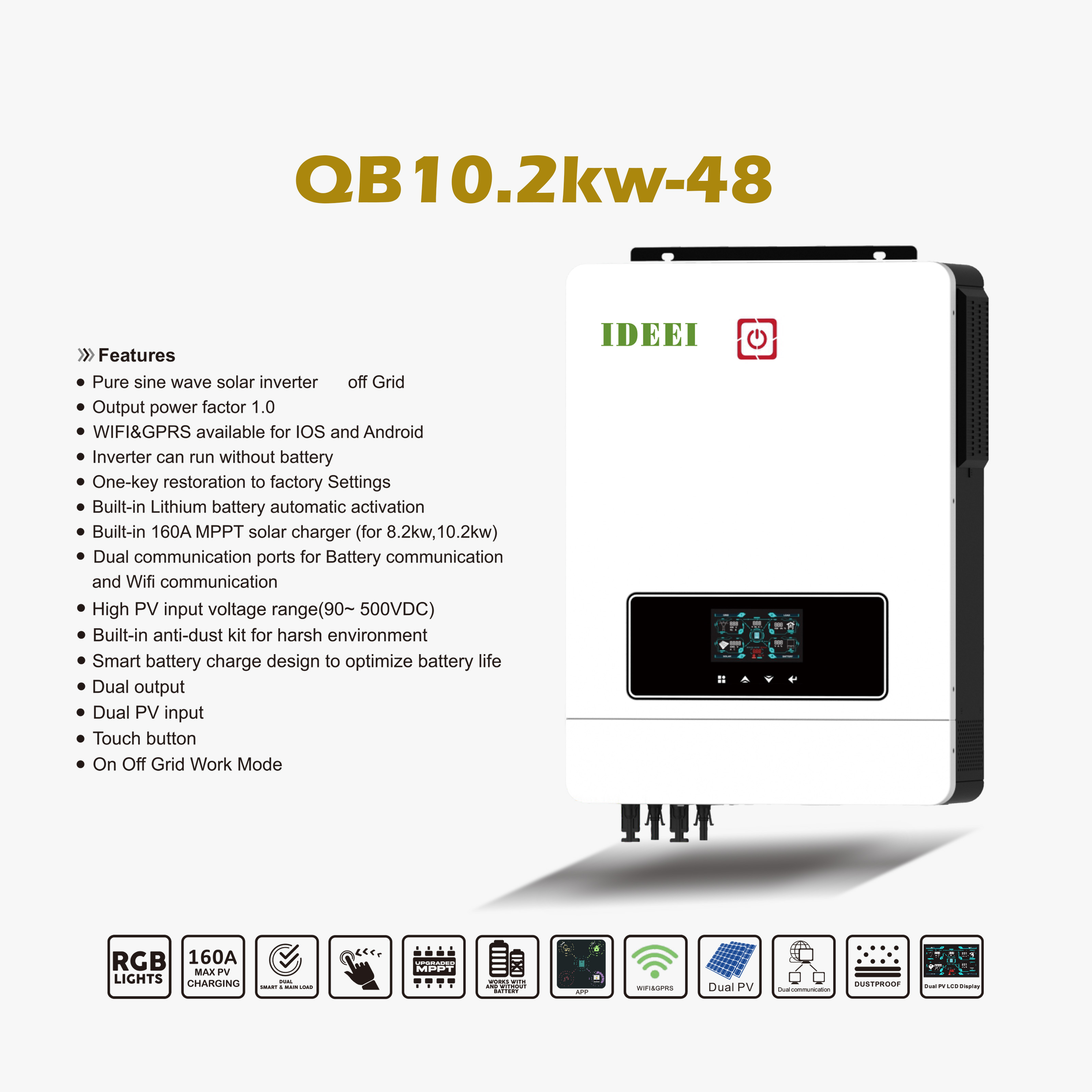 Factory Direct Hybrid Solar In – Hybrid Solar Inverter recenzja i cena