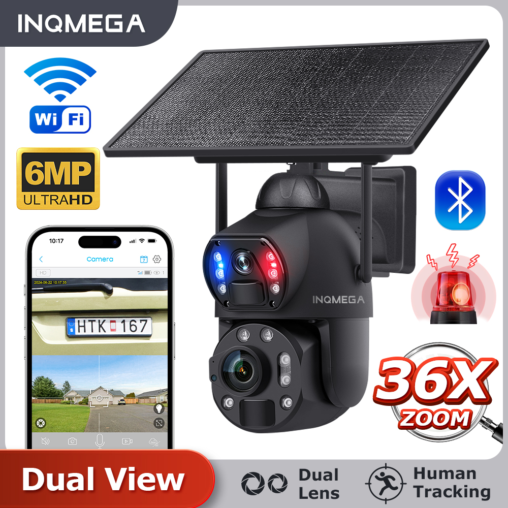 12MP 36X Dual Lens Solar Secur – Solar Panel Tilt Mount recenzja i cena