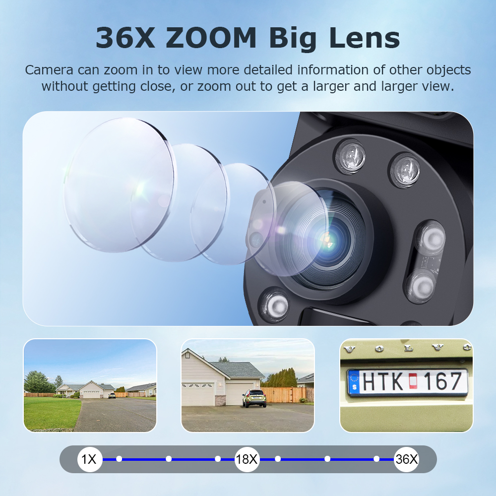 12MP 36X Dual Lens Solar Secur – Solar Panel Tilt Mount recenzja i cena