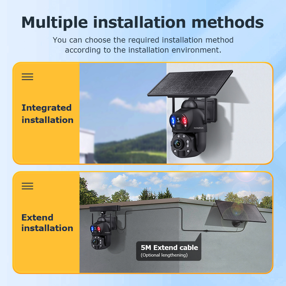 12MP 36X Dual Lens Solar Secur – Solar Panel Tilt Mount recenzja i cena