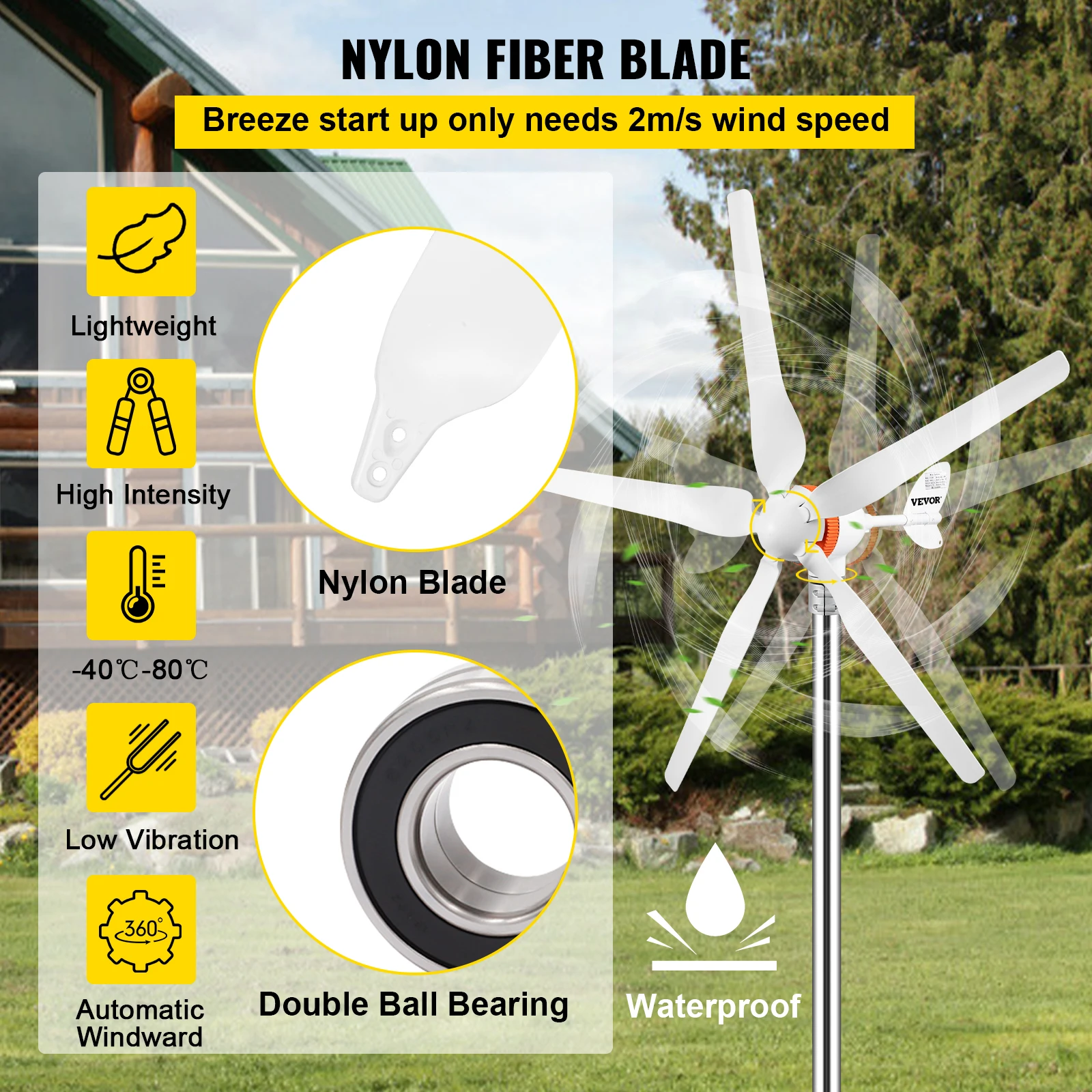Small Wind Turbine Generator 3 – Renewable Energy Use recenzja i cena