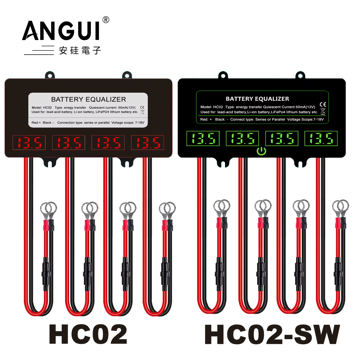 ANGUI 12/24/36/48V  HC02 Touch – Battery Equalizer Balancer recenzja i cena