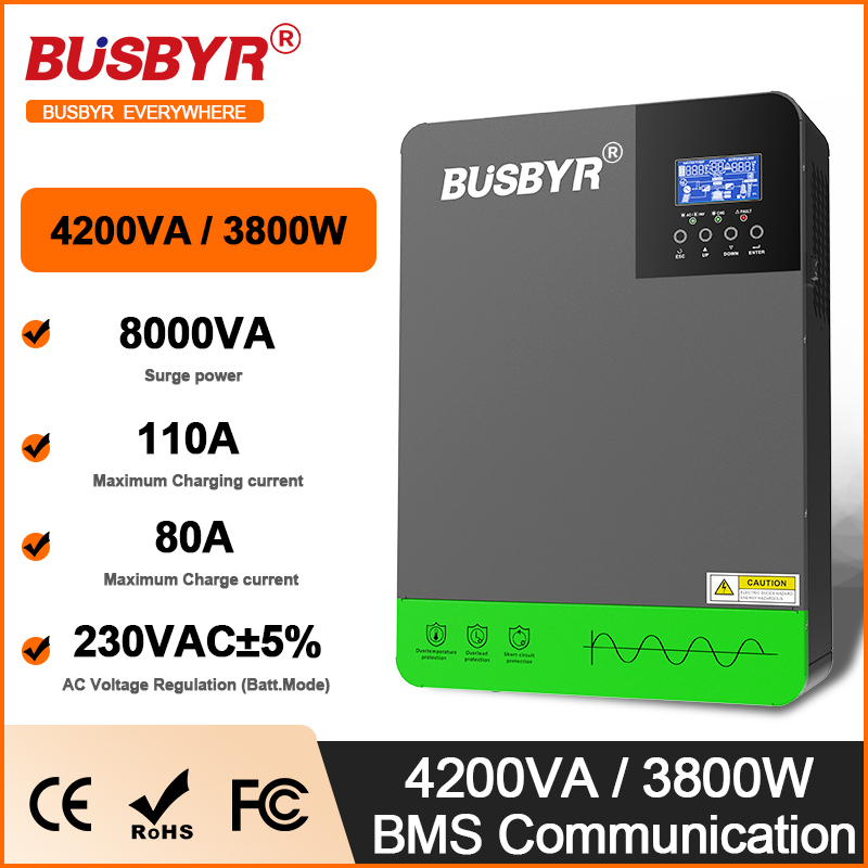 4.2KW 6.2KW Hybrid Solar Inver – Mppt Charge Controller recenzja i cena