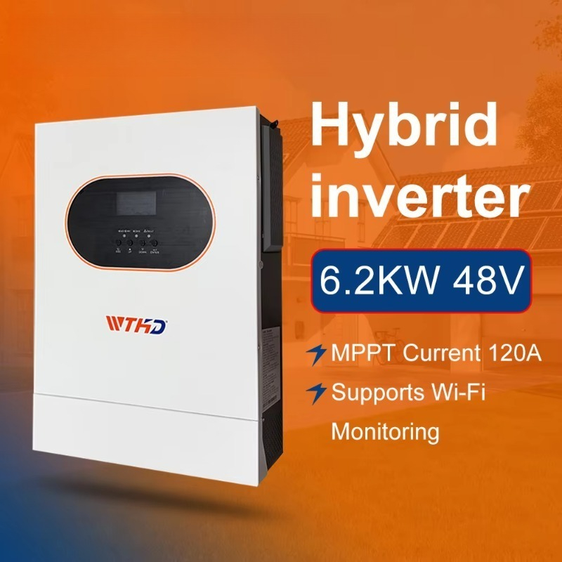 6.2KW Single Phase Off Grid On – Hybrid Solar Inverter recenzja i cena