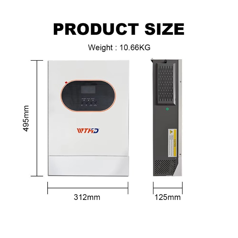 6.2KW Single Phase Off Grid On – Hybrid Solar Inverter recenzja i cena