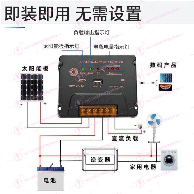 CPY2420 MPPT Solar Charge Cont – Mppt Charge Controller recenzja i cena