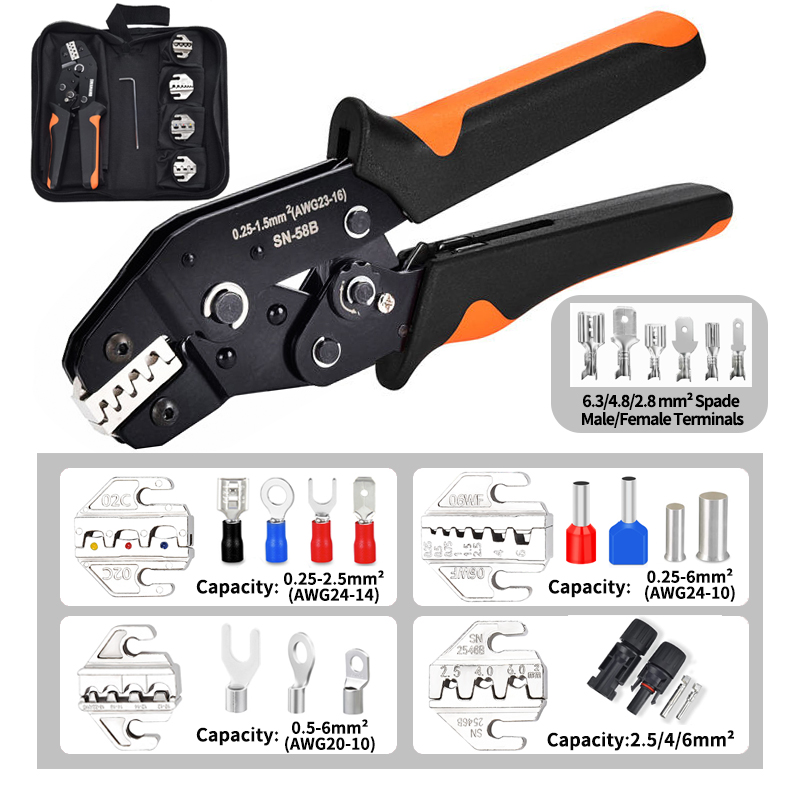 SN-58B Crimping Pliers Kit Qui – Renewable Energy Kit recenzja i cena