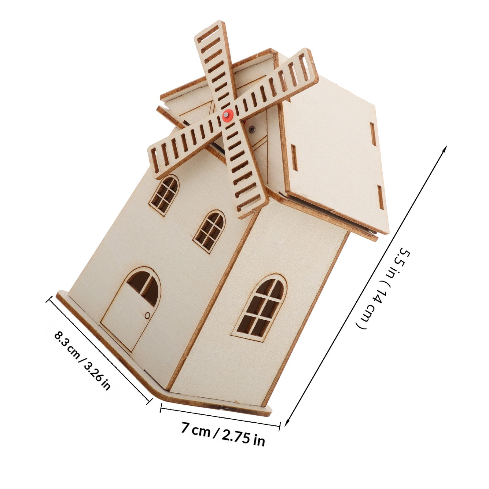 Unfinished Wooden Solar Powere – Renewable Energy Kit recenzja i cena