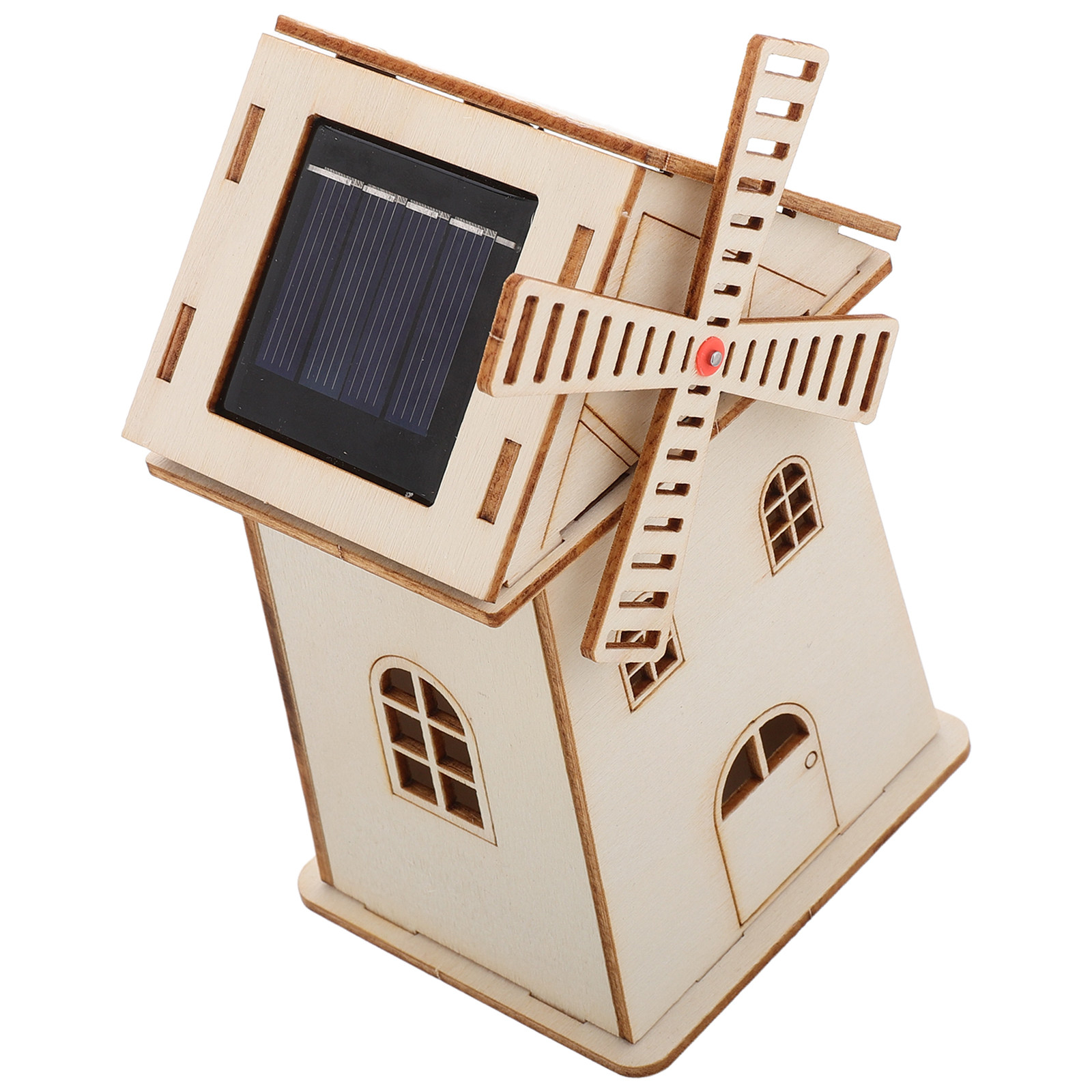 Unfinished Wooden Solar Powere – Renewable Energy Kit recenzja i cena