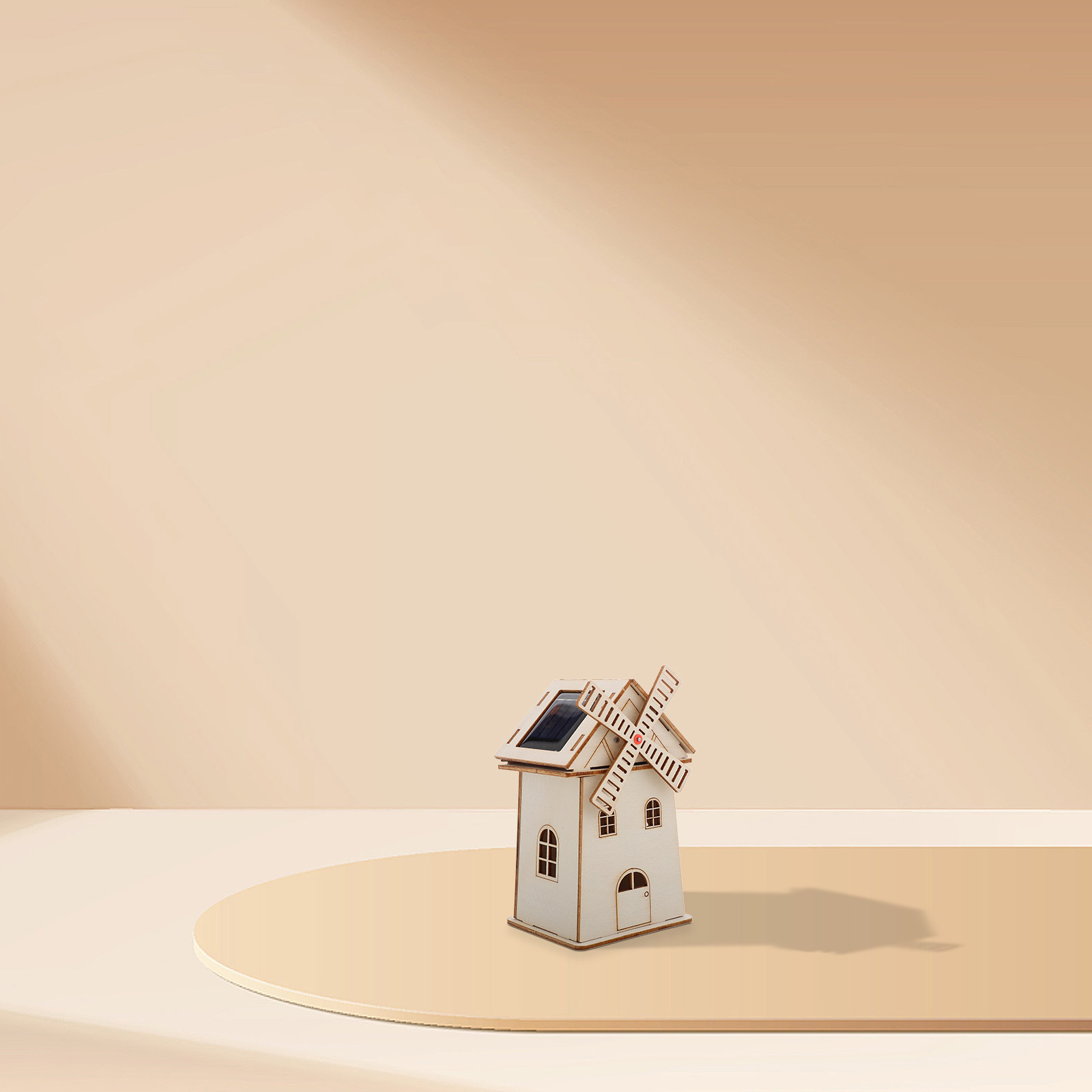 Unfinished Wooden Solar Powere – Renewable Energy Kit recenzja i cena