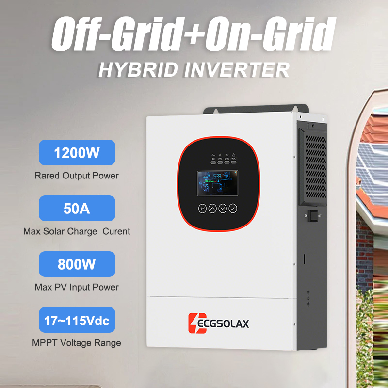 ECGSOLAX 1.2KW Solar Hybrid in – Mppt Charge Controller recenzja i cena