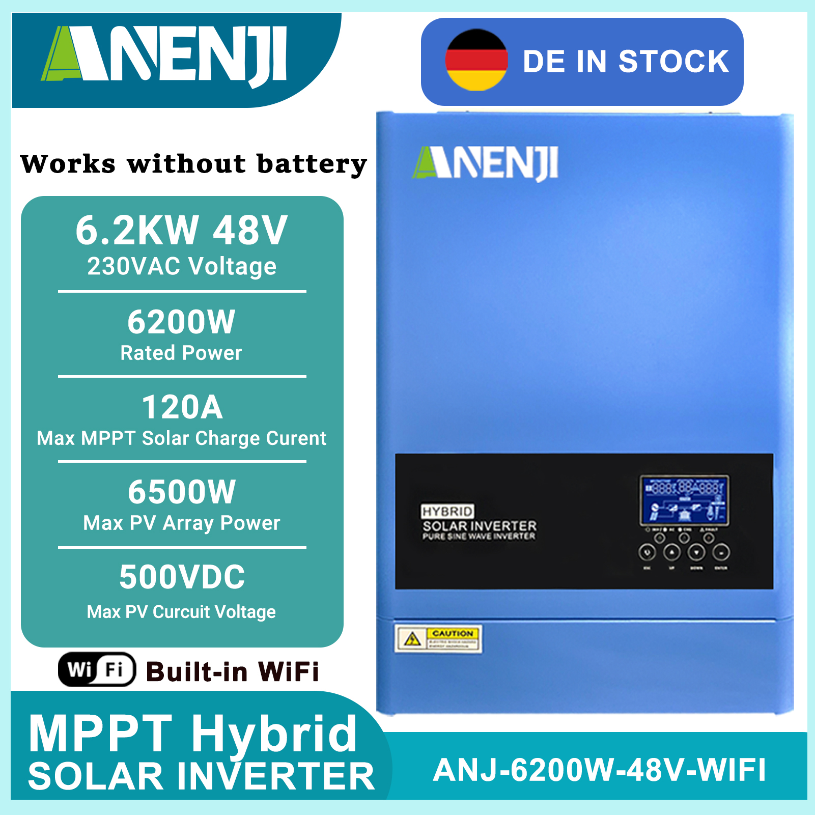 11KW 6.2KW 5KW 4KW 2KW Hybrid  – Mppt Charge Controller recenzja i cena