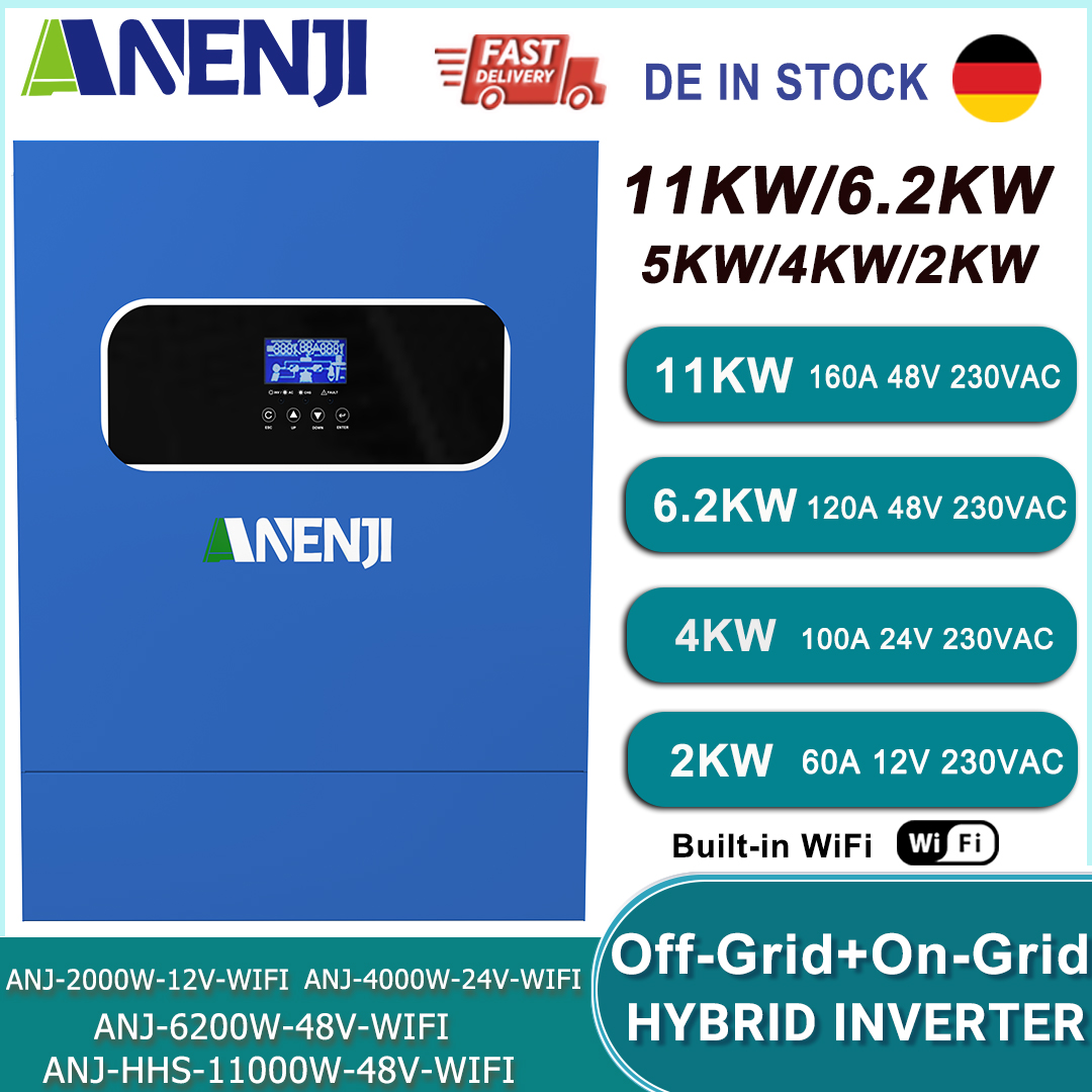 11KW 6.2KW 5KW 4KW 2KW Hybrid  – Mppt Charge Controller recenzja i cena