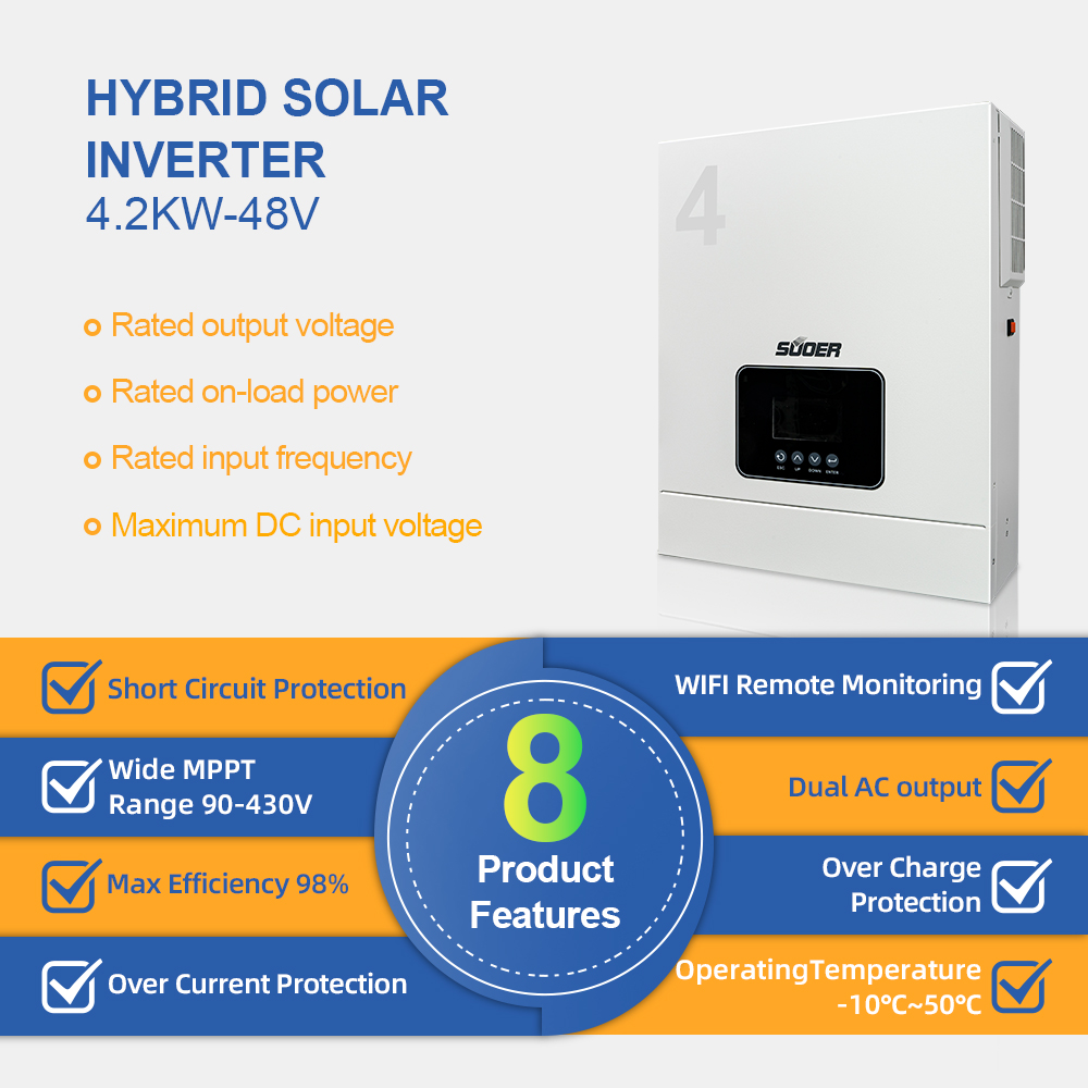 New 4.2kw 24v 230v off Grid In – Hybrid Solar Inverter recenzja i cena