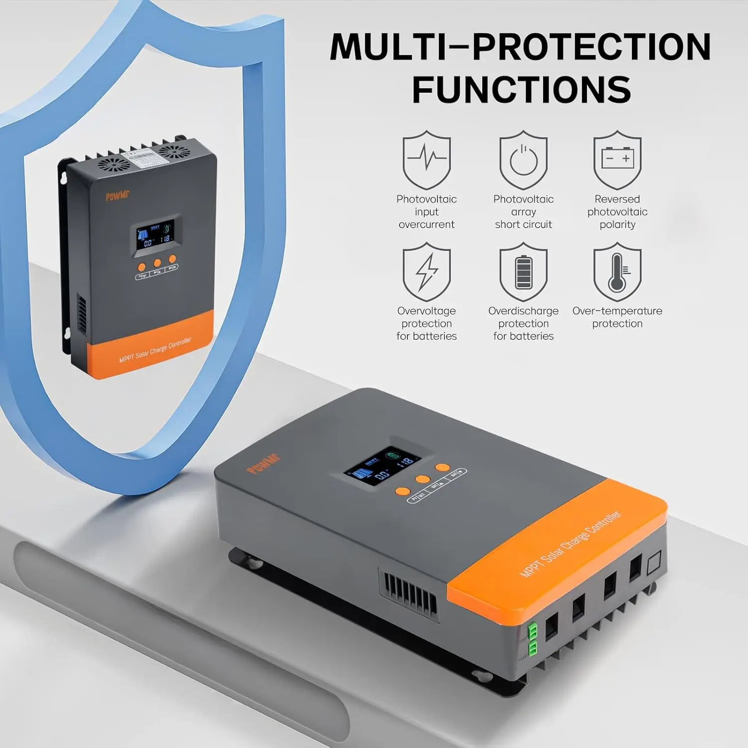 PowMr Hot Sale 12V 24V 48V Bat – Mppt Charge Controller recenzja i cena