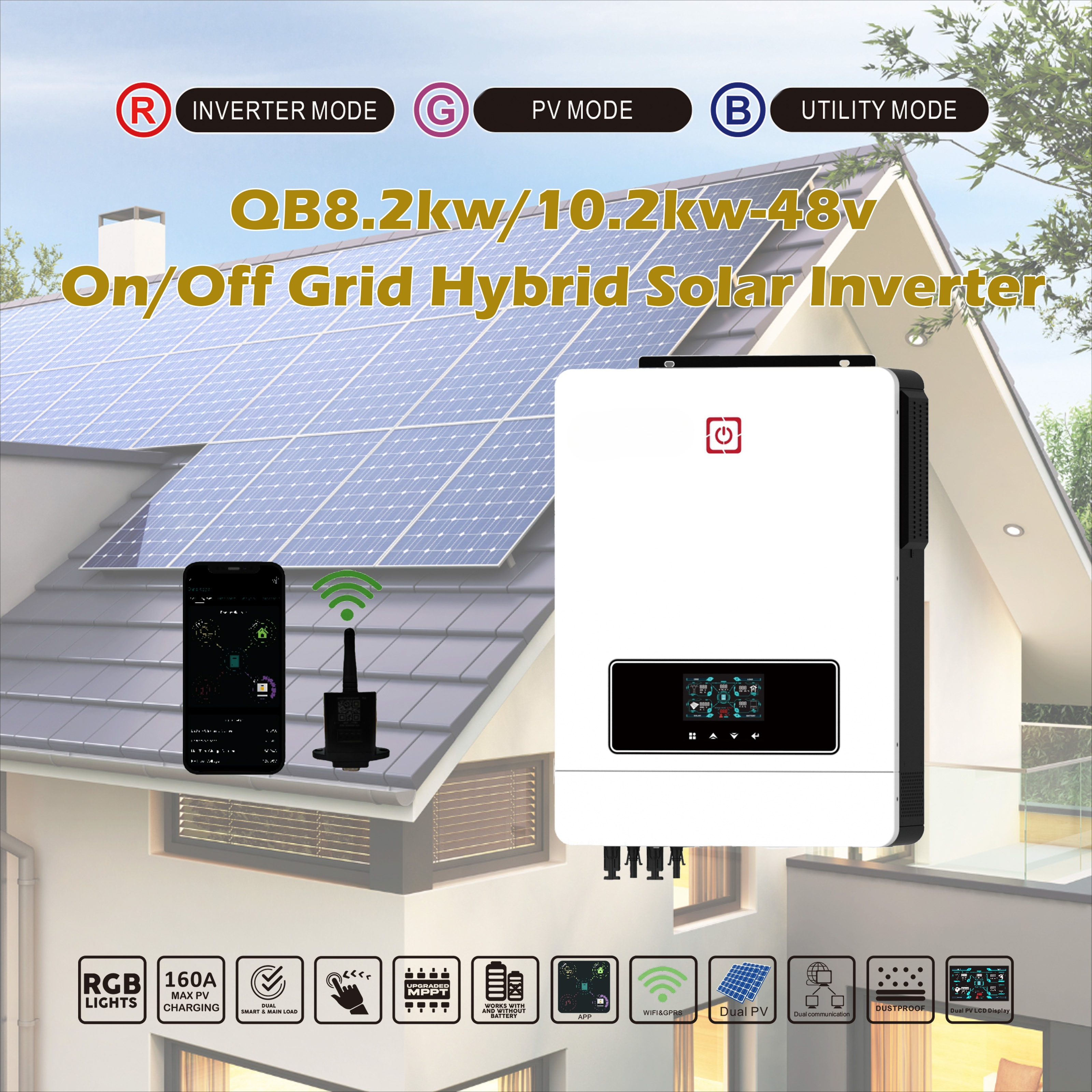 Dual Output off Grid Hybrid So – Hybrid Solar Inverter recenzja i cena