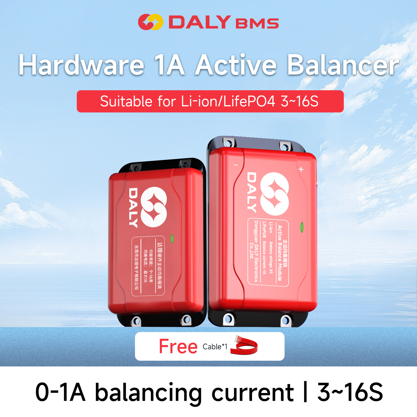 Daly Active balancer 1A hardwa – Battery Equalizer Balancer recenzja i cena