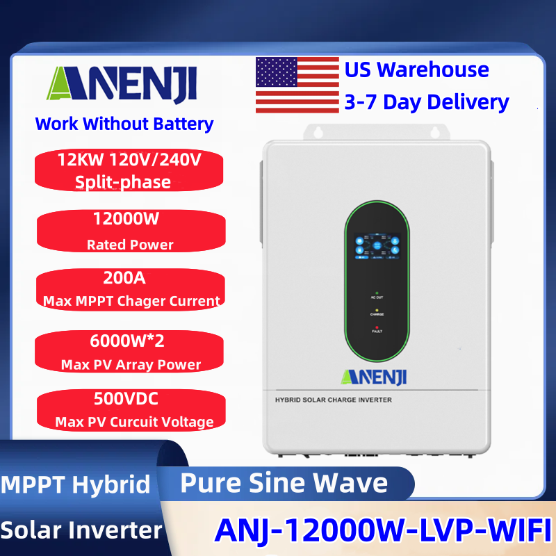 ANENJI 120V/240V 12KW Split-ph – Mppt Charge Controller recenzja i cena