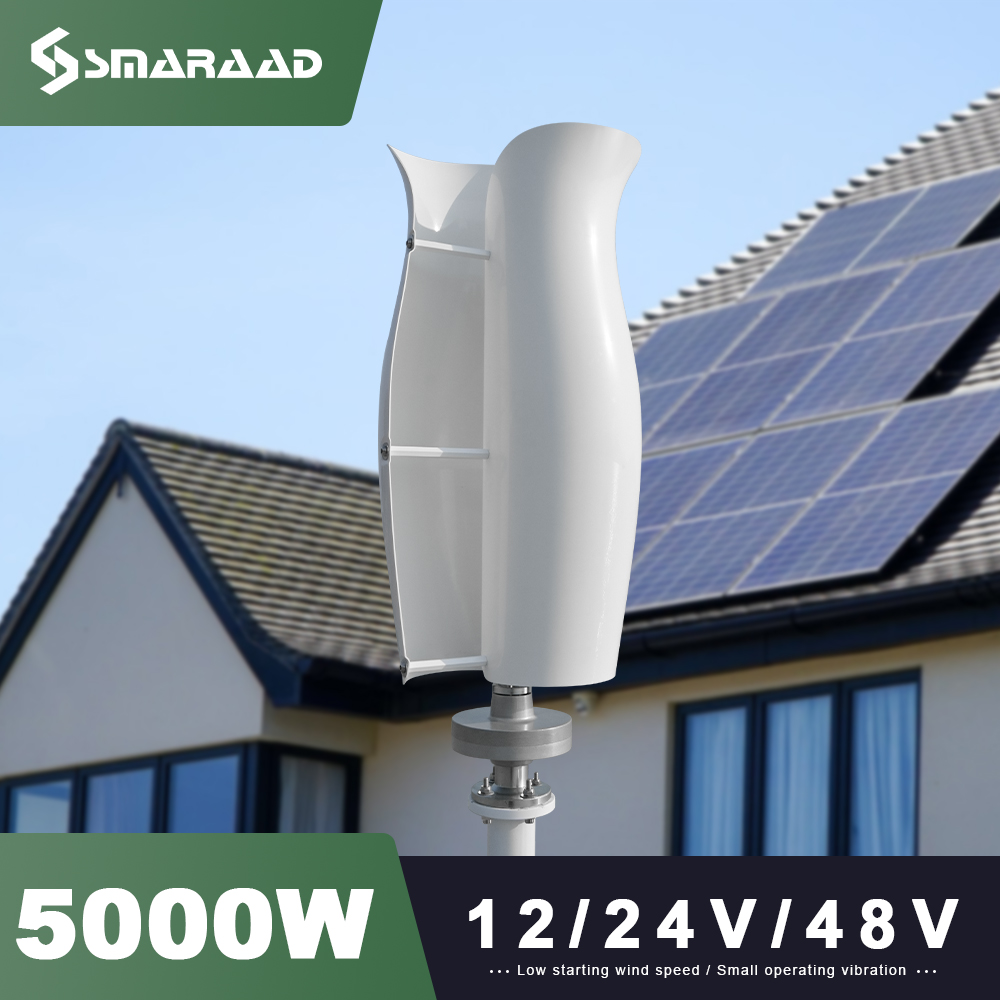 SMARAAD 3KW 5KW Vertical Wind  – Wind Solar Hybrid Kit recenzja i cena