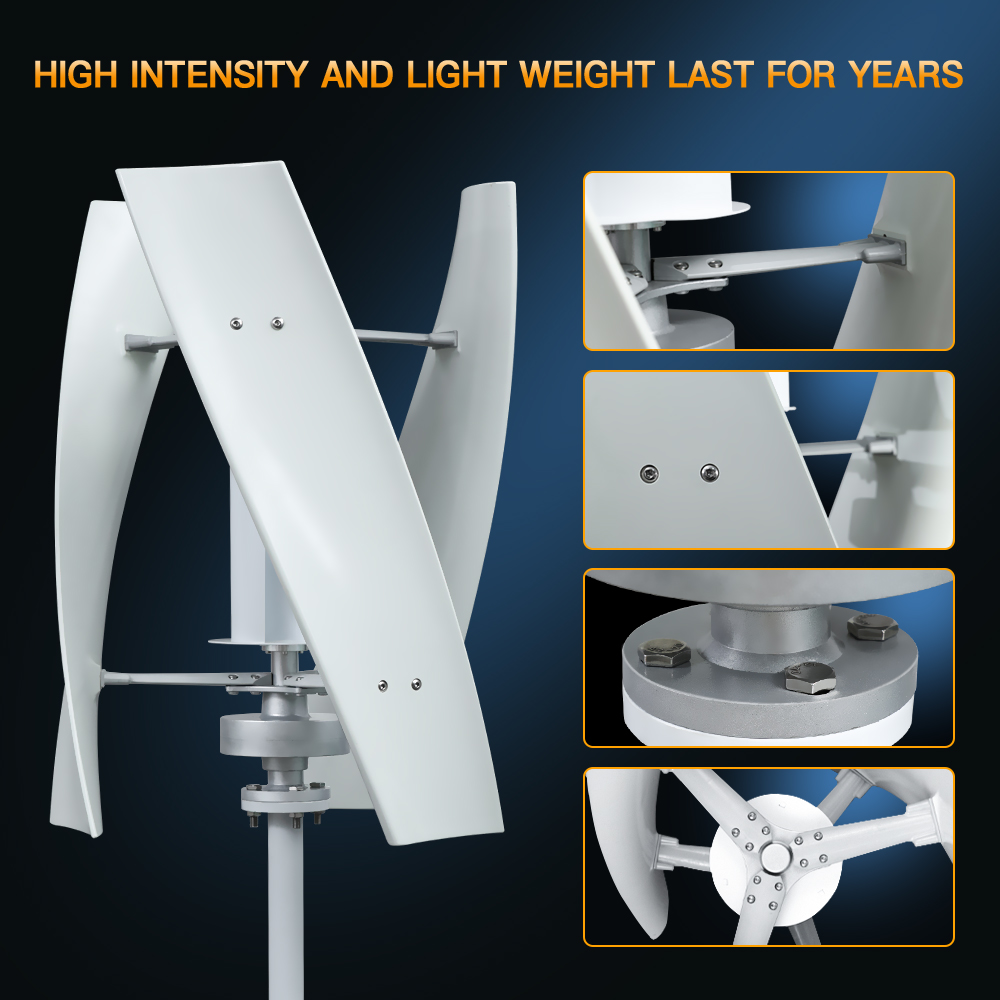 3KW 5KW Vertical Axis Wind Tur – Wind Solar Hybrid Kit recenzja i cena