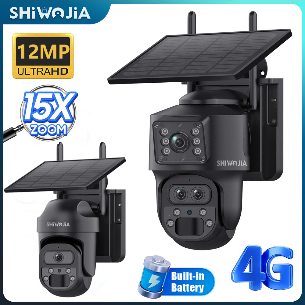 SHIWOJIA 15X ZOOM Solar Camera – Solar Panel Tilt Mount recenzja i cena
