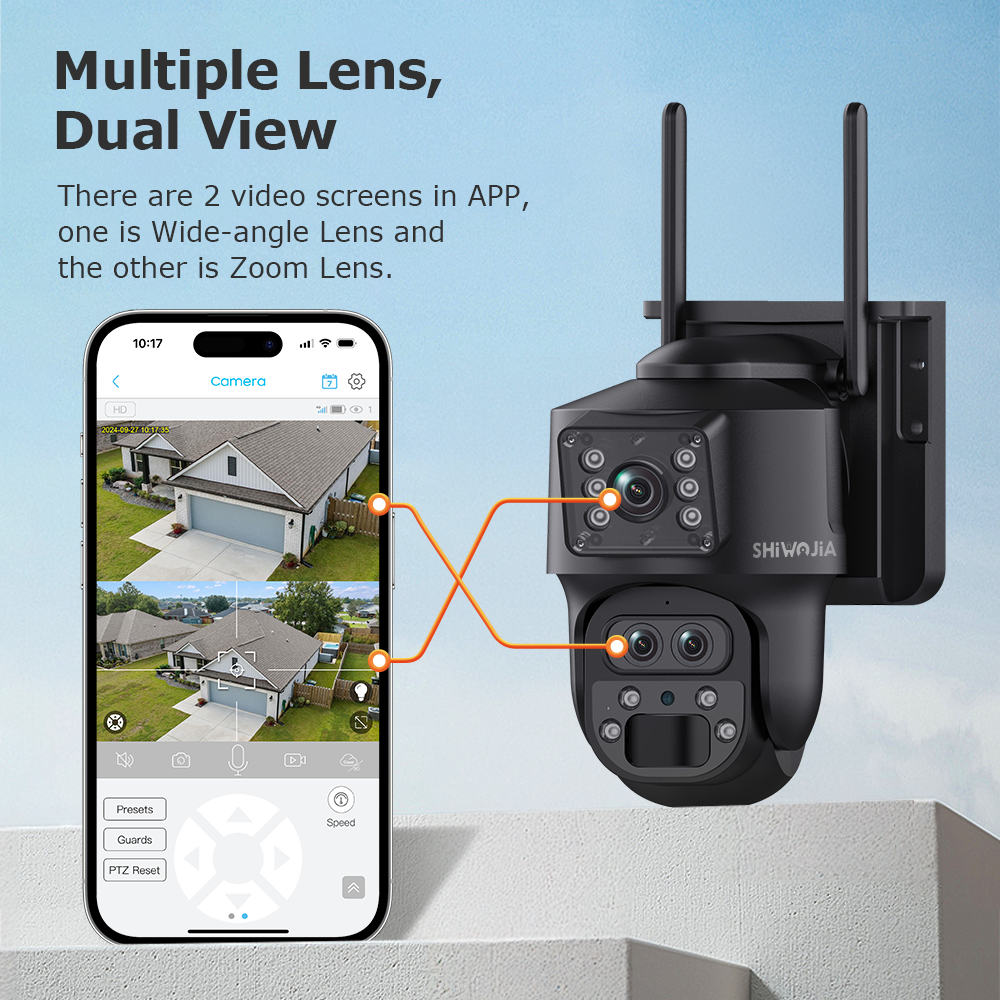 SHIWOJIA 15X ZOOM Solar Camera – Solar Panel Tilt Mount recenzja i cena