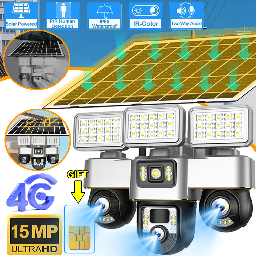 4G Sim Card Camera With Solar  – Solar Panel Tilt Mount recenzja i cena