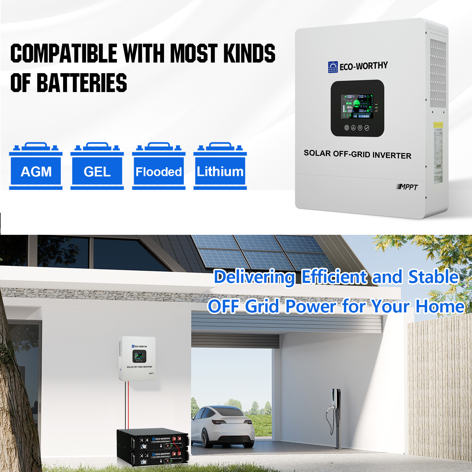 ECO-WORTHY UL1741 5000W 48V So – Mppt Charge Controller recenzja i cena