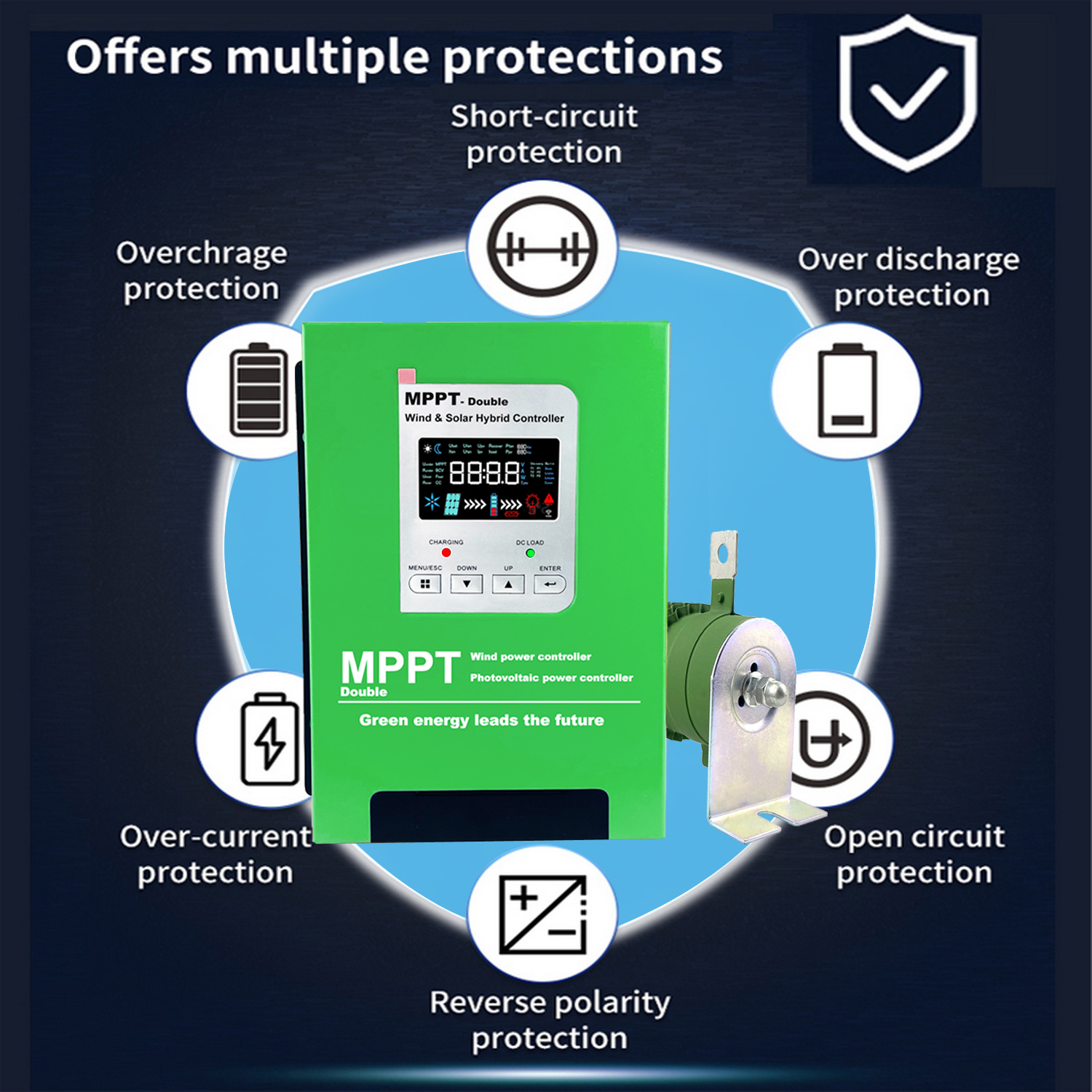 4000W MPPT Wind Solar Hybrid C – Mppt Charge Controller recenzja i cena